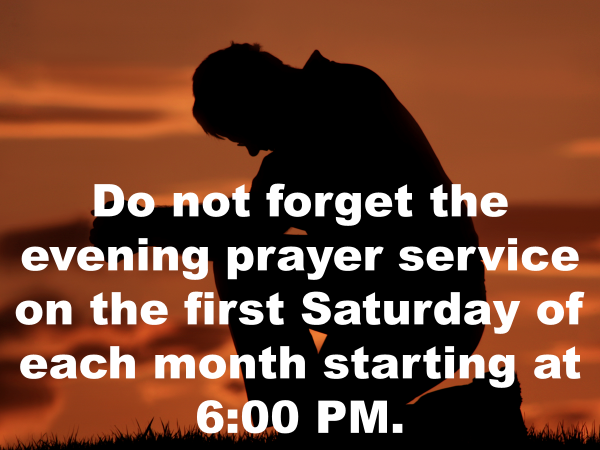 prayer service